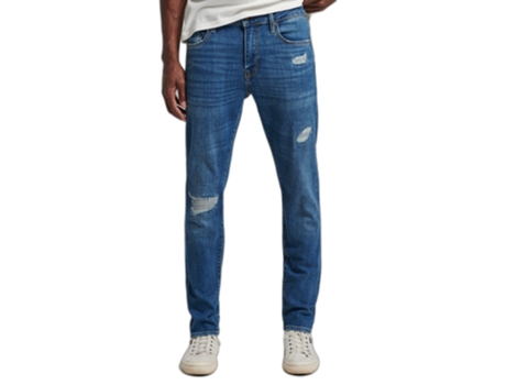 Jeans SUPERDRY Hombre (33x32 - Algodón - Multicolor)