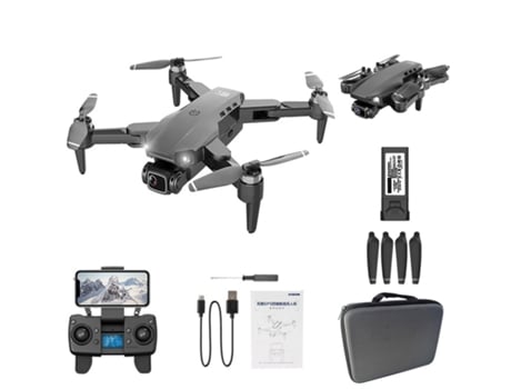 Dron LKC L900 Pro SE con 2 cámaras 1.2km Alcance 4K 5G 25MIN Max 7.4V 2200mAh - Negro