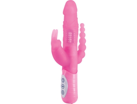 Vibrador 'Rabbit' SEVEN CREATIONS Slimine Triple Play (Rosa)