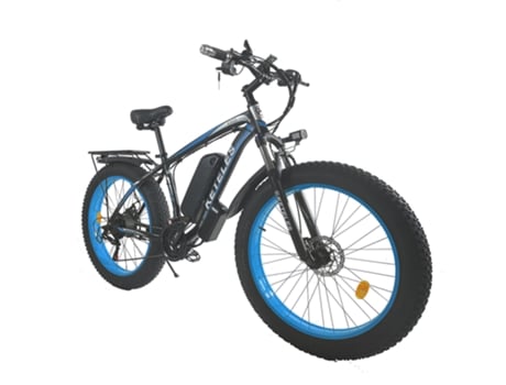 Bicicleta eléctrica k800 45km / h 1000w motor 48v 18ah batería, con derivación de 21 velocidades - azul KETELES