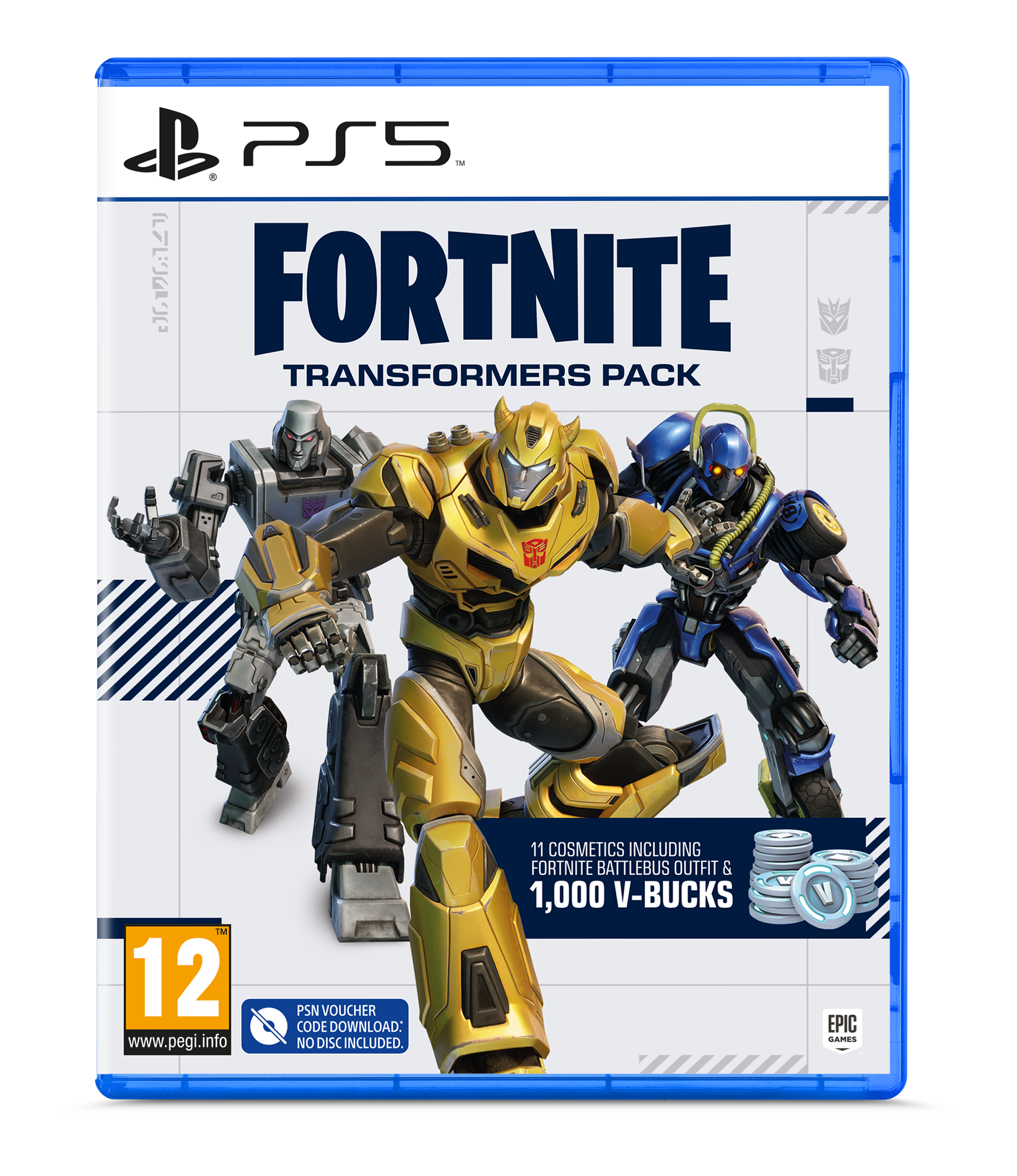 Juego PS5 Fortnite - Transformers Pack (Código de Descarga en la Caja)