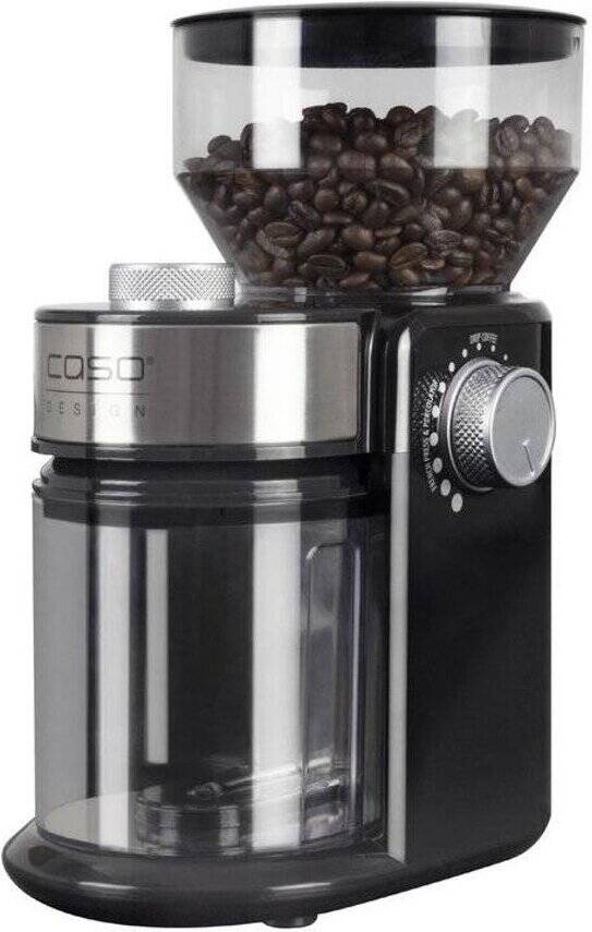 Caso Barista Crema – molinillo café diseño ajuste del grado molienda fino grueso aroma gracias al mecanismo disco profesional potente motor 150 w 01833 240