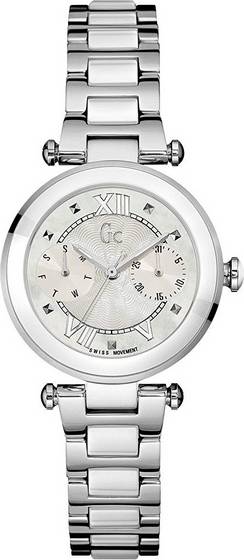 Reloj Guess Y06003l1 mujer acero plateado analogdigital para womens de automatic con correa en cloth s0329248