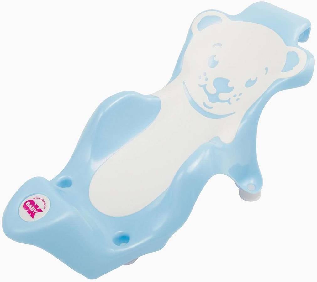 Okbaby Buddy Hamaca baño con asiento goma antideslizante para el del 0 8 meses kg azul