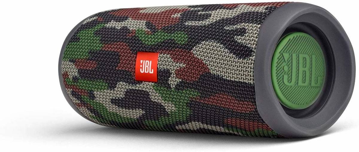 Altavoz Bluetooth JBL Flip 5 Squad (Verde - 20 W - Autonomía: Hasta 12 h)