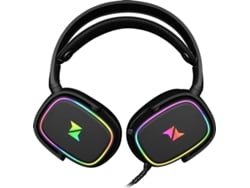 Auriculares Gaming Con Cable N'PLAY Contact 4.7 RGB (On Ear - Micrófono - Negro)