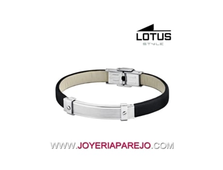 Pulsera LOTUS STYLE LS1730/2/1 Cuero Negro