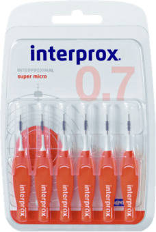 Cepillo Interdental INTERPROX Super Micro 6 Unidades (4 g)