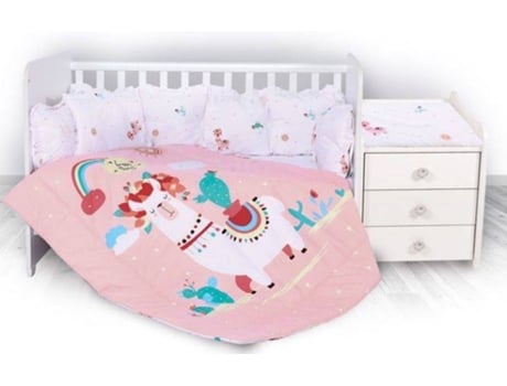 Juego de Cama para Bebé LORELLI Trend Renforce Happy Lama (5 Piezas)