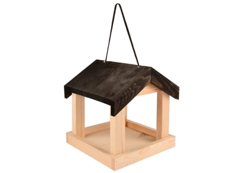 Casota de Pájaros ESSCHERT DESIGN (Madera - Beige - 22,2 x 21,6 x 23,2 cm)