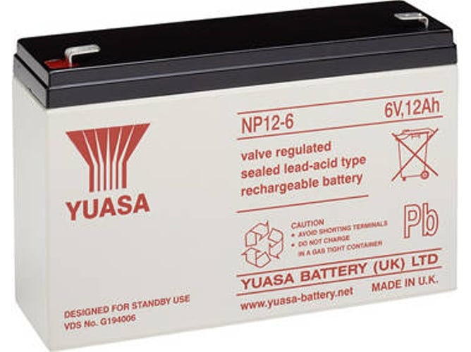 Batería Ups YUASA NP12-6 (6 V)