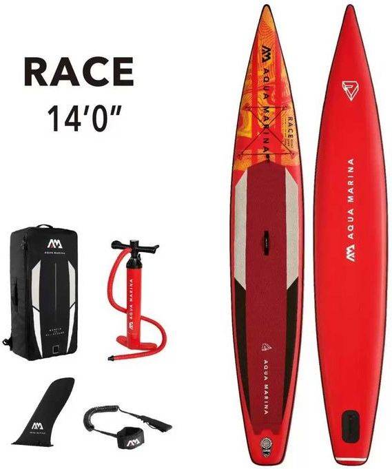 Aquamarina Race 14’0” tabla sup adultos unisex multicolor conjunto de paddle surf marina rojo 427x69x15