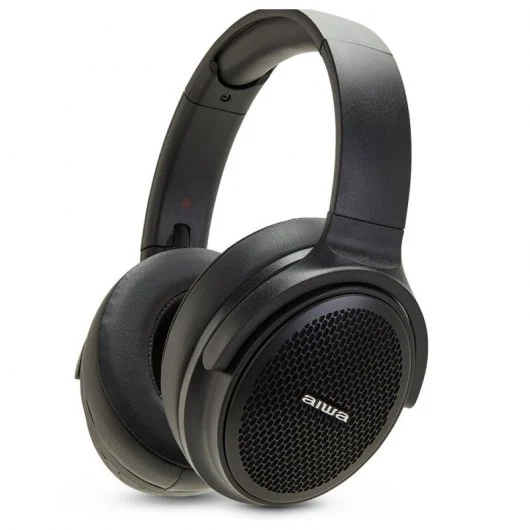 Auriculares Bluetooth AIWA HST-250BT/BK (Over Ear - Micrófono - Negro)