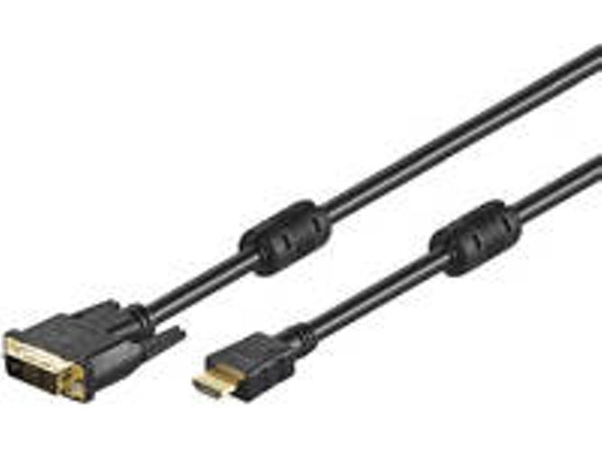 Adaptador de cable de vídeo GOOBAY MMK 630-500 G 5.0m (HDMI-DVI)