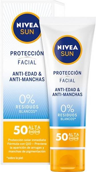 Nivea Sun Facial uv antiedad antimanchas fp50 1 x 50 ml protector solar crema 0