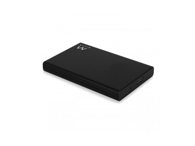 Ewent Ew7044 Carcasa para discos duros hdd y ssd de 2.5 sata iiiiii hasta 9.5 mm alto usb 3.0 aluminio indicador led color negro eminent portable 3.5 harddisk enclosure and ide gris 25