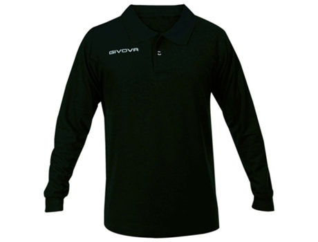 Polo de Hombre para Fútbol GIVOVA Comprida Winter Negro (2XL)