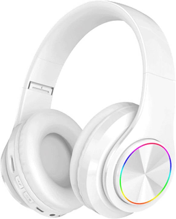 Auriculares Bluetooth GETEK AV50 (On Ear - Micrófono - Noise Cancelling  - Blanco)