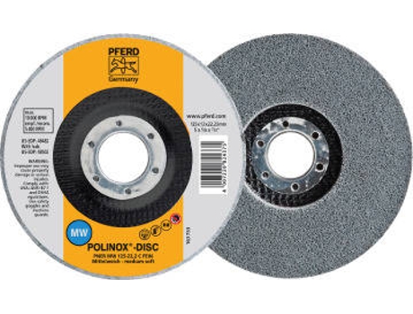 Rueda PFERD Com pactos Polinox Disc Pner-Mw (125-22 2 Sic F)