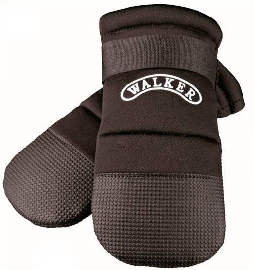 Botas para Perros TRIXIE Antideslizante (Negro - Goma - S - Porte Pequeño)