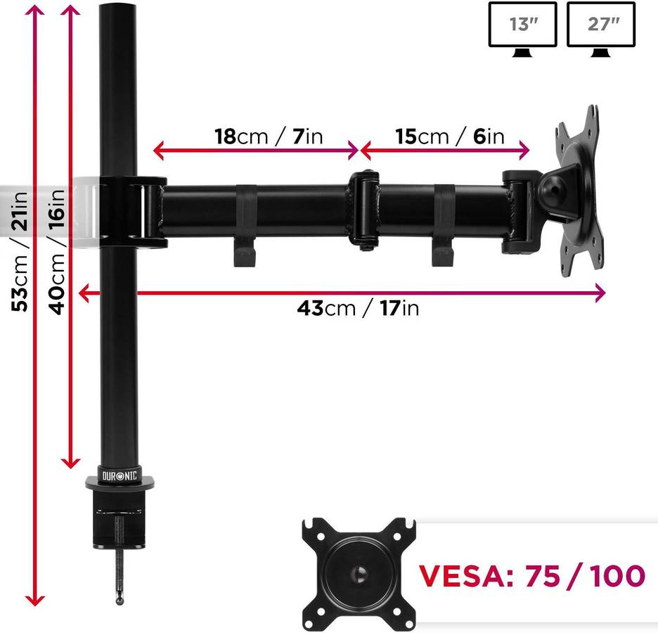 Soporte para Pantalla DURONIC B5-OI5E-2D8K