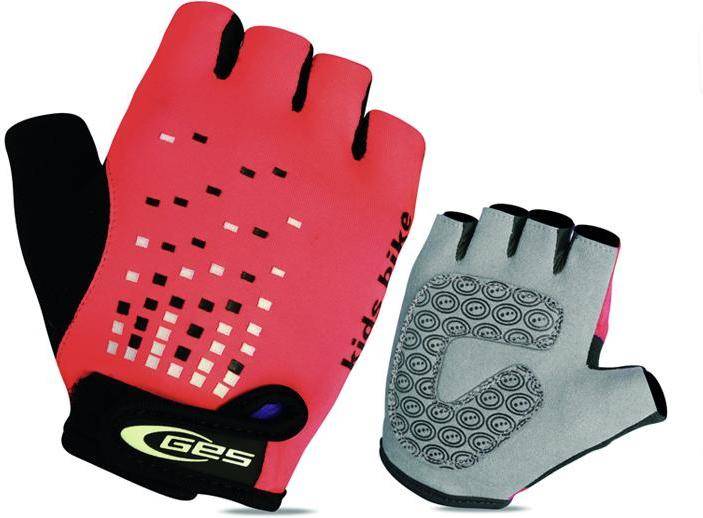 Guantes de Ciclismo GES Kids Bike (Talla: T6 - Rojo)