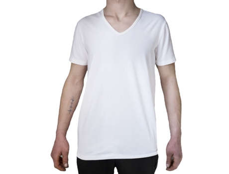 Camiseta LEVI'S Hombre (Algodón - Blanco - M)