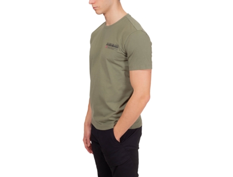 Camiseta de Hombre NAPAPIJRI Verde (L)