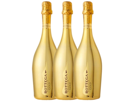 Espumante BOTTEGA GOLD Bottega Gold Glera Brut Prosecco Reserva (0.75 L - 3 unidades)