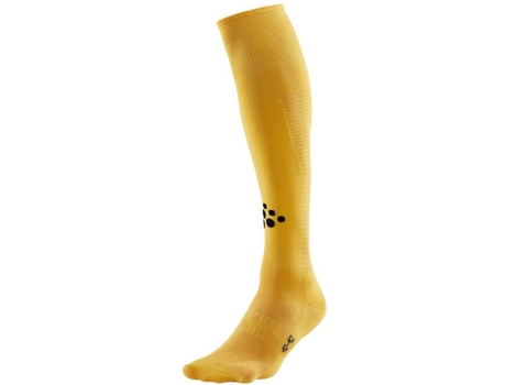 Calcetines para Hombre CRAFT Pro Control Amarillo para Fútbol (EU 31 - 33)