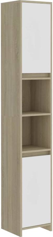 Armario VIDAXL sin Manija (Beige - Madera Aglomerada - 30x30x183.5 cm)