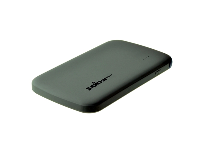 Powerbank JUPIO PowerVault II (5000 mAh - 2 USB - MicroUSB - Lightning - Blanco)