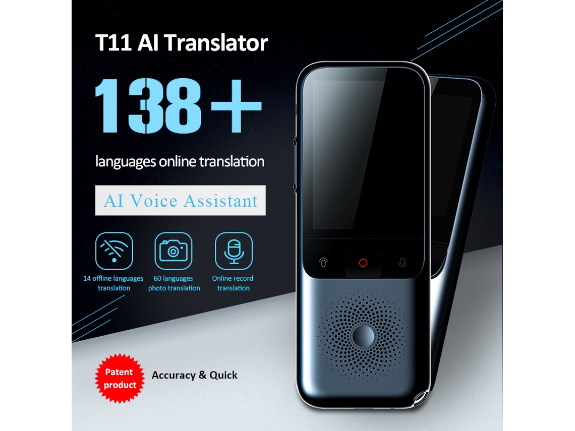 Traductor de idiomas inteligente traductor de voz en tiempo real  inteligente portátil