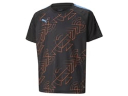 Camiseta de Niño para Fútbol PUMA Teamliga Graphic Negro (5/6 Años)