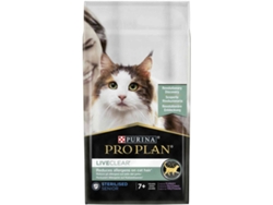 PURINA PRO PLAN Pienso para Gatos PRO PLAN Liveclear (1.4 kg - Seco - Adulto - Castrados - Sabor: Pavo)