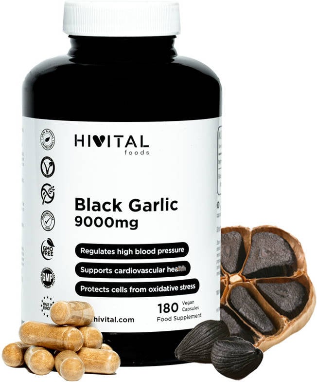 Complemento Alimentar HIVITAL Ajo Negro (180 Cápsulas Veganas)