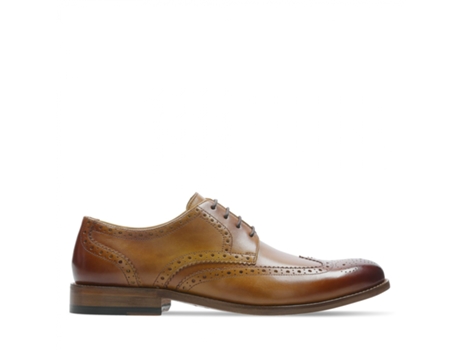 Zapatos CLARKS James Wing Light Tan Lea (Marrón - EU-42)