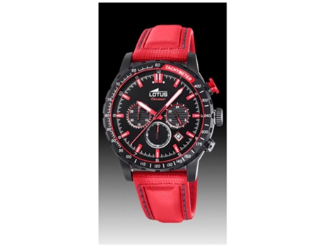 Reloj LOTUS | LOTUS CAB.CRONO ACE.COR.ESF.NEGRO.ROJO