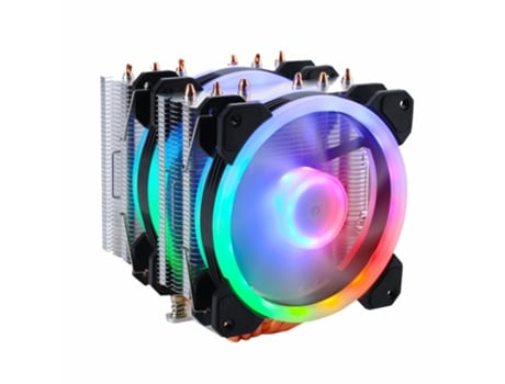 Ventilador del procesador de 6 tubos de calor GELID SOLUTIONS RGB Twin Tower TDP 240 Watt