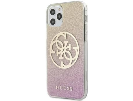 Guess Guhcp12mpcuglpgg Carcasa para iphone 1212 pro de 61 pulgadas color oro rosa 12