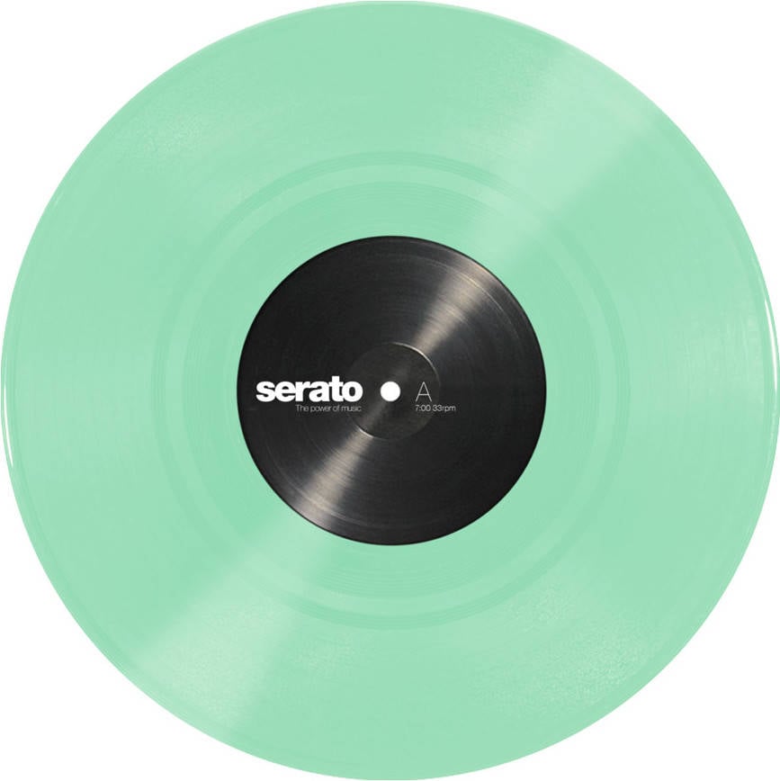 Vinilo Serato Control de 10 pulgadas brilla en la oscuridad par standard colors