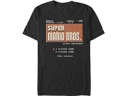 Camiseta ROCKINSTONE Super Mario Bros. Tela Inicial Nintendo (S)