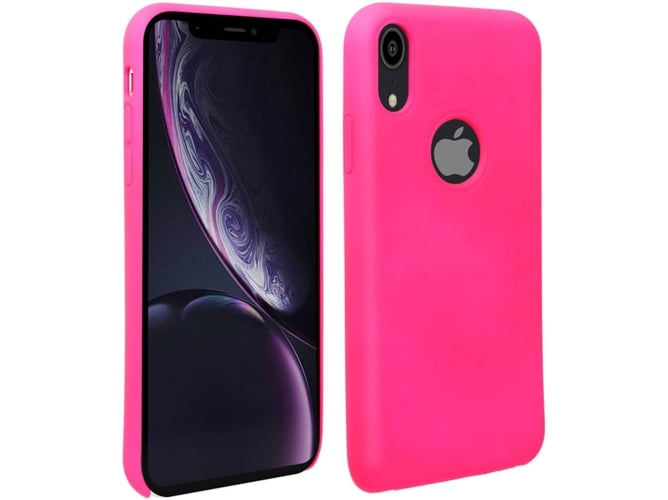 Funda iPhone XR AVIZAR Silicona Rosa