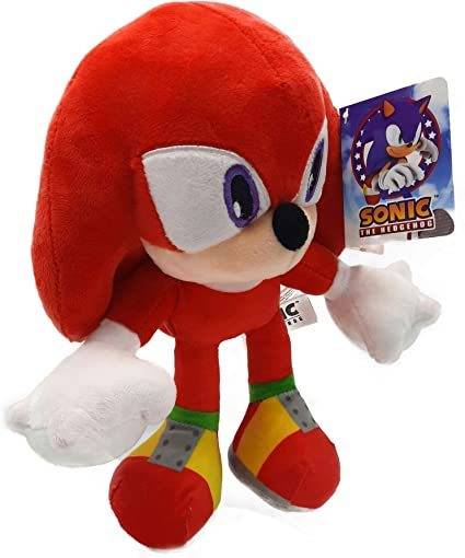 Sonic Peluche Knuckles the echidna 114029cm color rojo calidad super soft edad minima 1