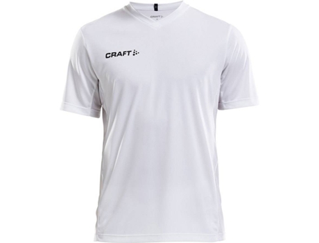 Camiseta de Hombre para Fútbol CRAFT Squad Solid Blanco (M)