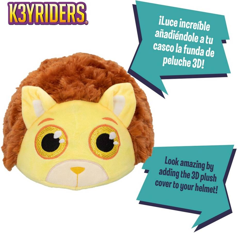 Casco K3yriders Infantil con funda peluche edad 3 años 20 26 13