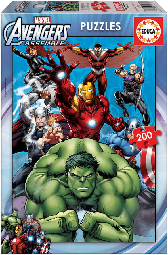 Puzzle EDUCA 200 Avengers (Edad Mínima: 3 Años - 200 Piezas)