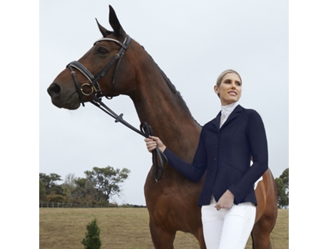 Chaqueta de Niña para Equitación WEATHERBEETA Montar Entallada Dublin Hanna Punto Azul (6 años)