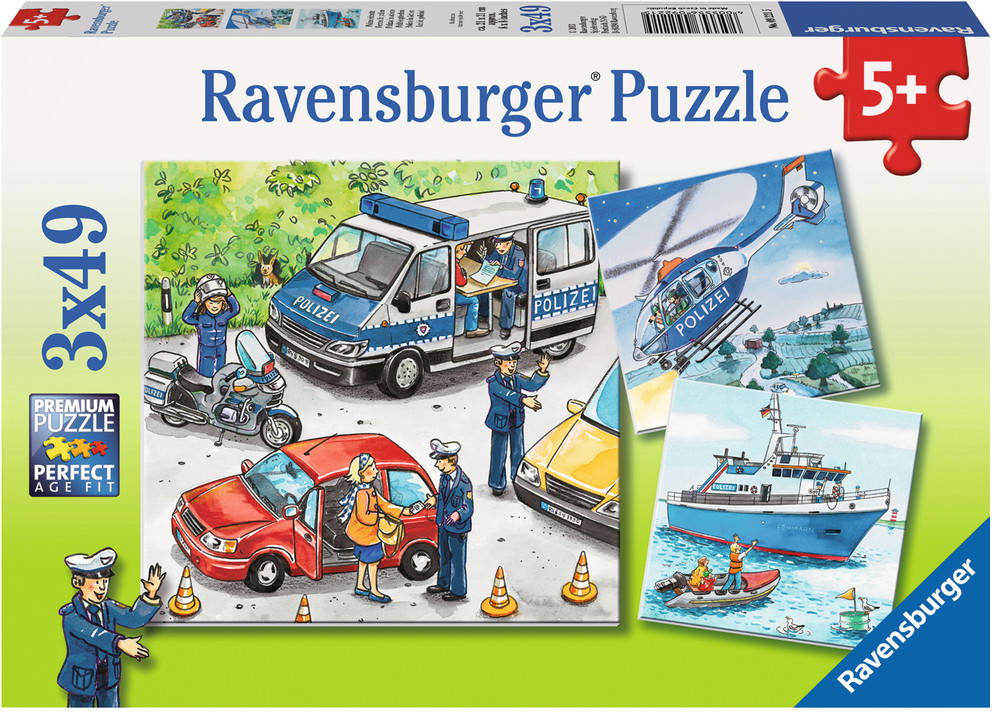 Puzzle Ravensburguer Edad 5 49 piezas 4005556092215 rompecabezas profesiones niños