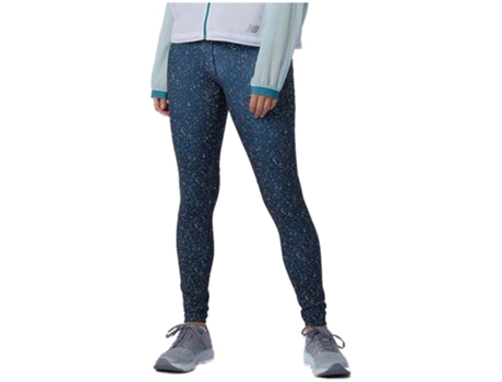 Leggings de Mujer para Deporte NEW BALANCE Printed Impact Run Naranja (XS)